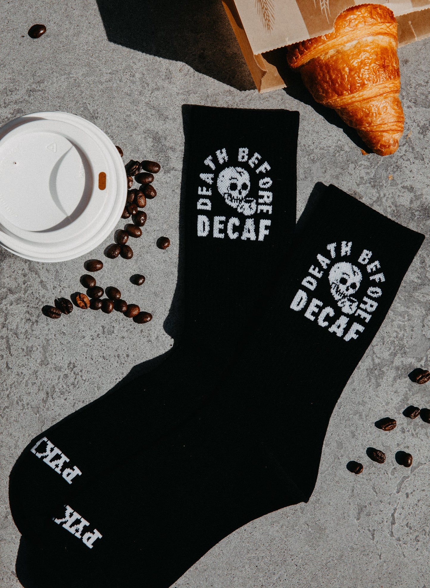 Death Before Decaf Socks